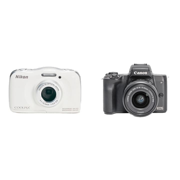 レンタル - 【親子撮影セット】 EOS Kiss M EF-M15-45 IS STM レンズ