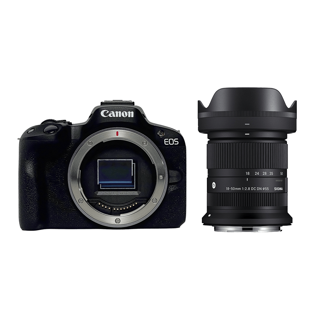レンタル - Canon EOS R50 ボディ [ブラック] + 18-50mm F2.8 DC DN