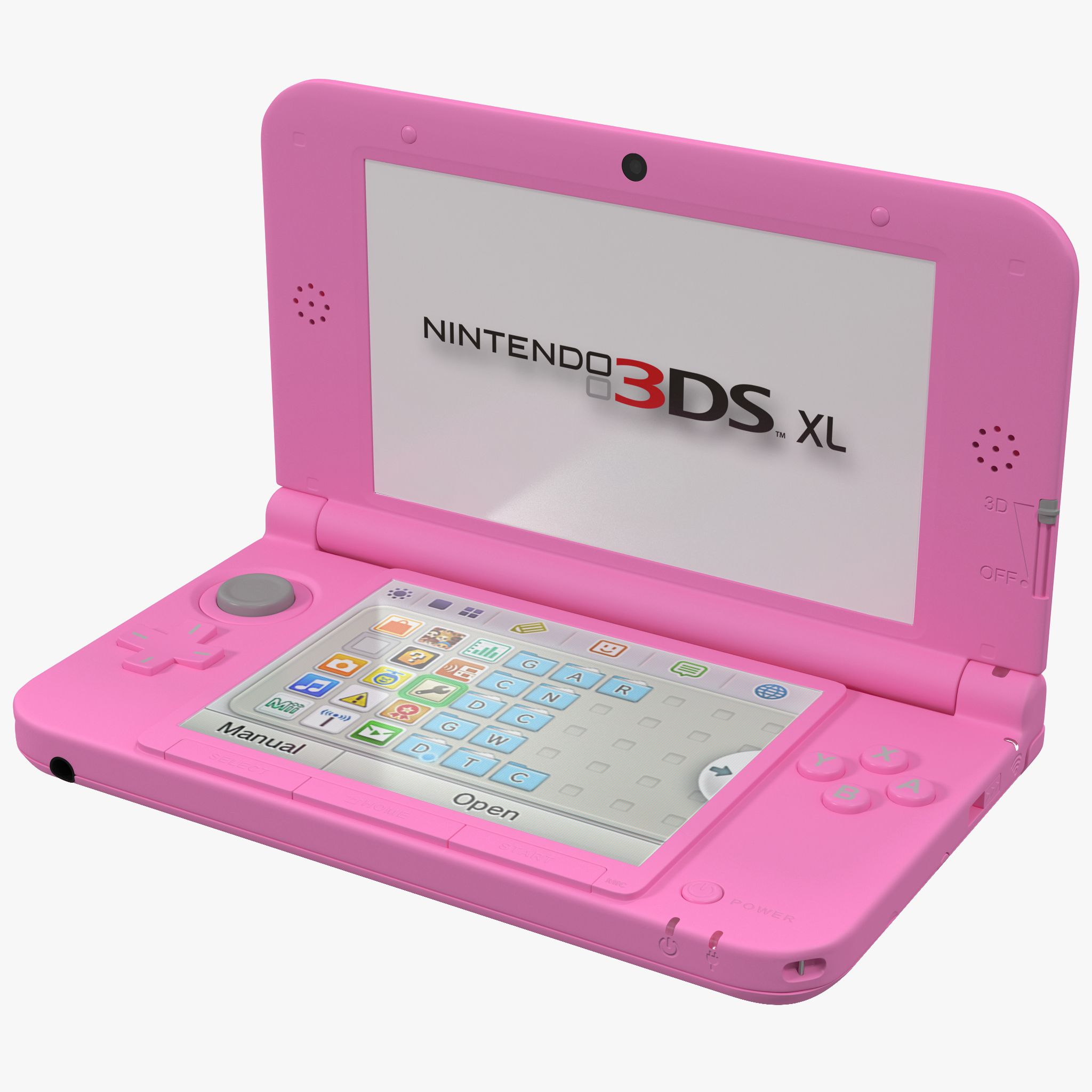 ニンテンドー3DS XLピンク3Dモデル 3Dモデル $29 - .ma .3ds .obj .max