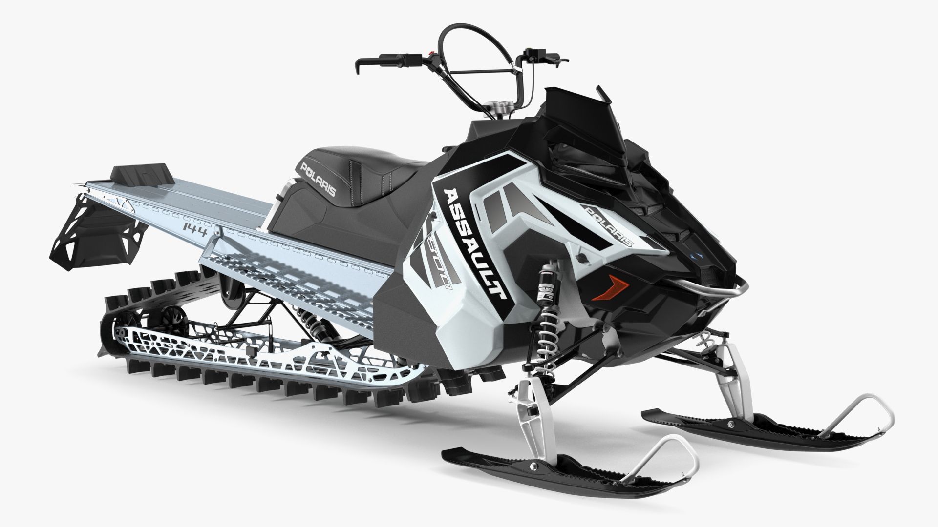 ポラリス スノーモービル ブラック 3Dモデル $99 - .3ds .blend .c4d