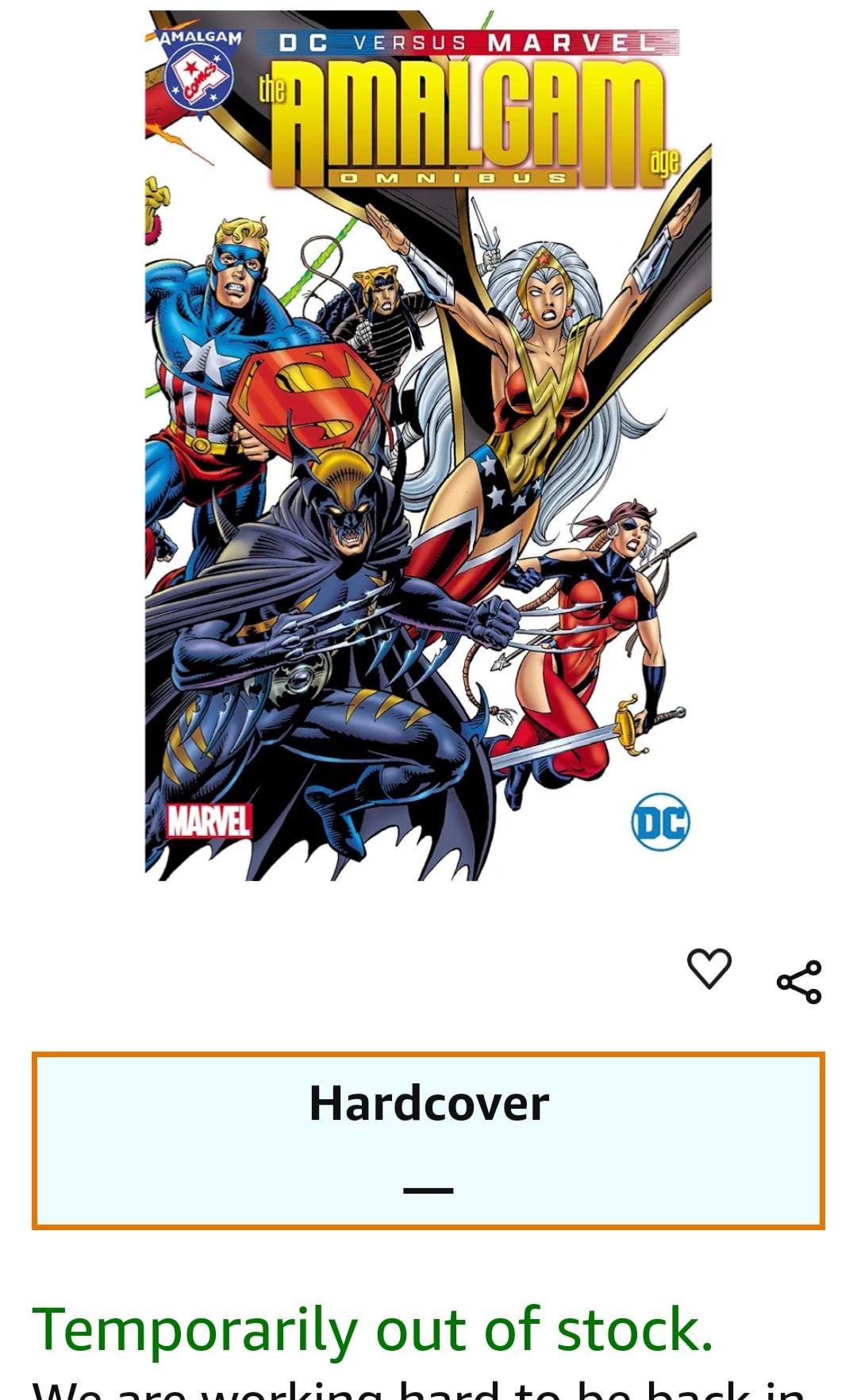 アマルガムコミックス dc vs マーベル DC Versus Marvel: The Amalgam