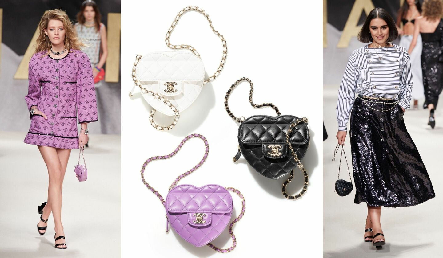 ハートのフォルムが可愛すぎる！シャネルからチェーン付きのミニ