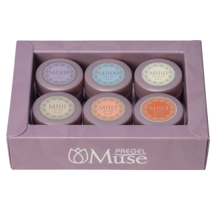 PREGEL Muse ジェルネイル 全色261 色 カラーチャット付き PREGEL Muse