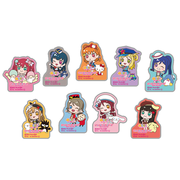 ラブライブ！シリーズ×サンリオキャラクターズ ピンバッジ Aqours（全