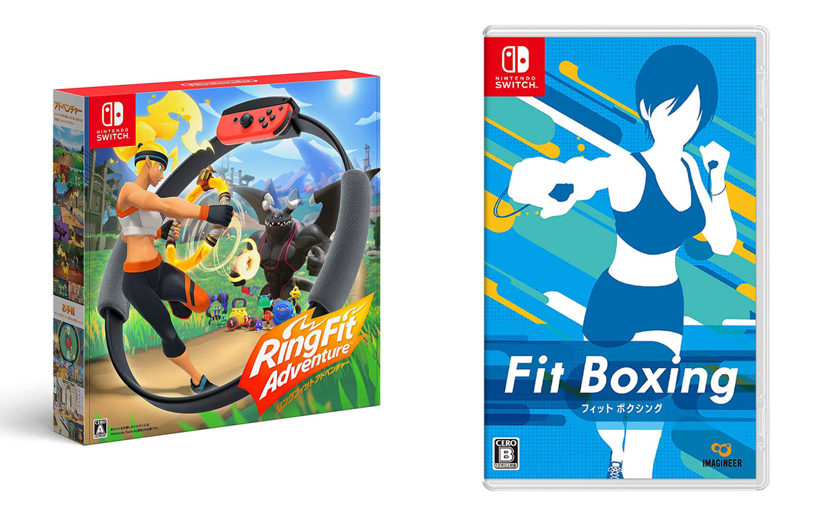 Switch「リングフィットアドベンチャー」と「フィットボクシング