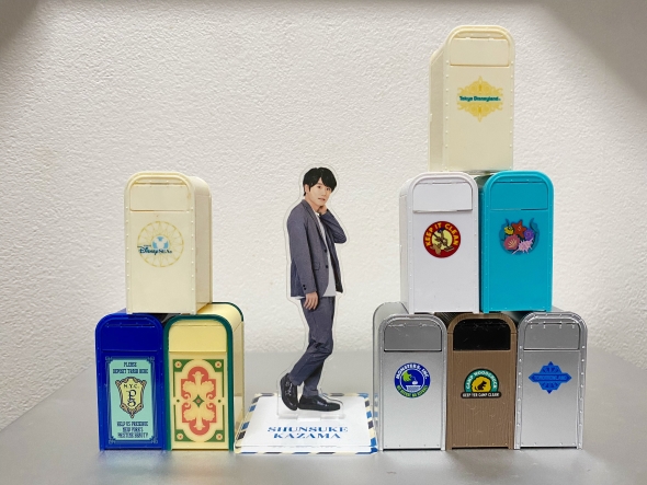 風間俊介さんのアクスタが寂しそう→周りに大好きなものを置いてみたら