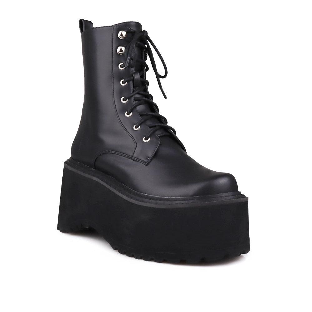 Cornelia Neon Green Platform Bootie | Privileged Shoes