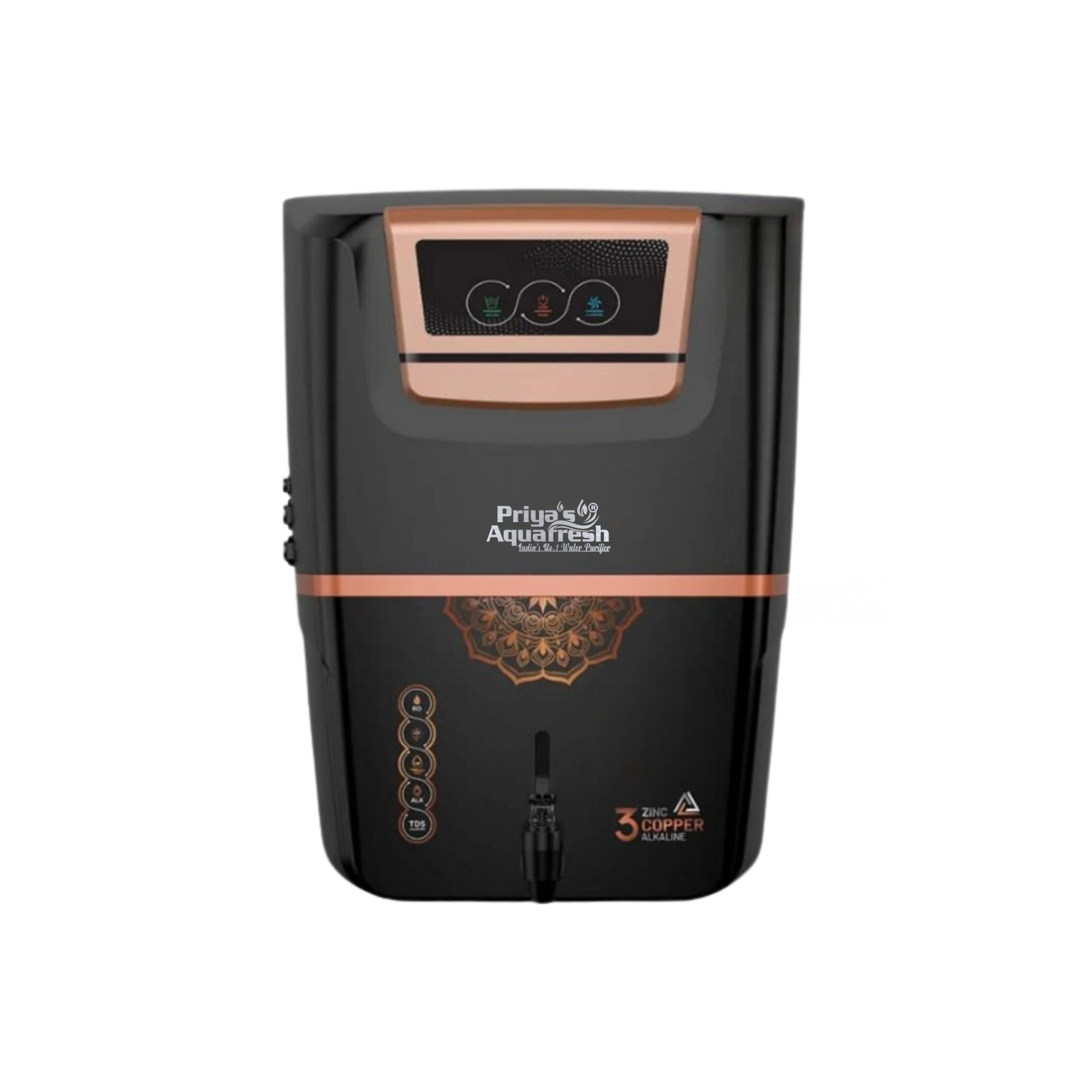 PRIYAS AQUAFRESH Zuric Copper Alkaline (BLACK) – Priya's Aqua Fresh