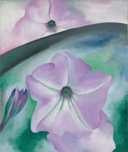 希少! ia O'Keeffe Petunia,1925 Poster 希少! Georgia O'Keeffe
