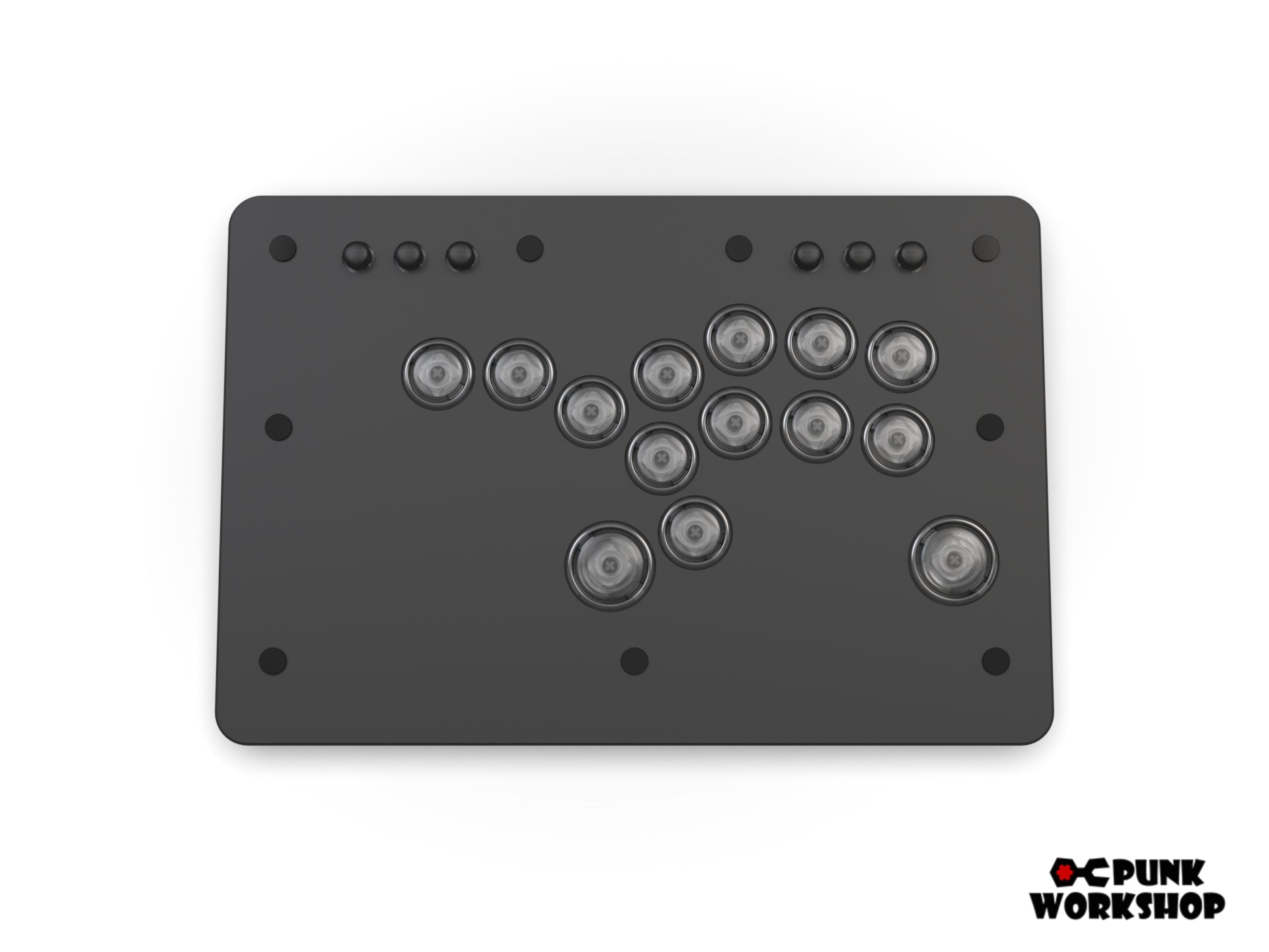 受注生産】MINI BOX レバーレスコントローラー (ボタンレイアウトA/C