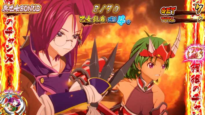 ボーナス中のポイント[パチスロ 戦国乙女2～深淵に輝く気高き将星