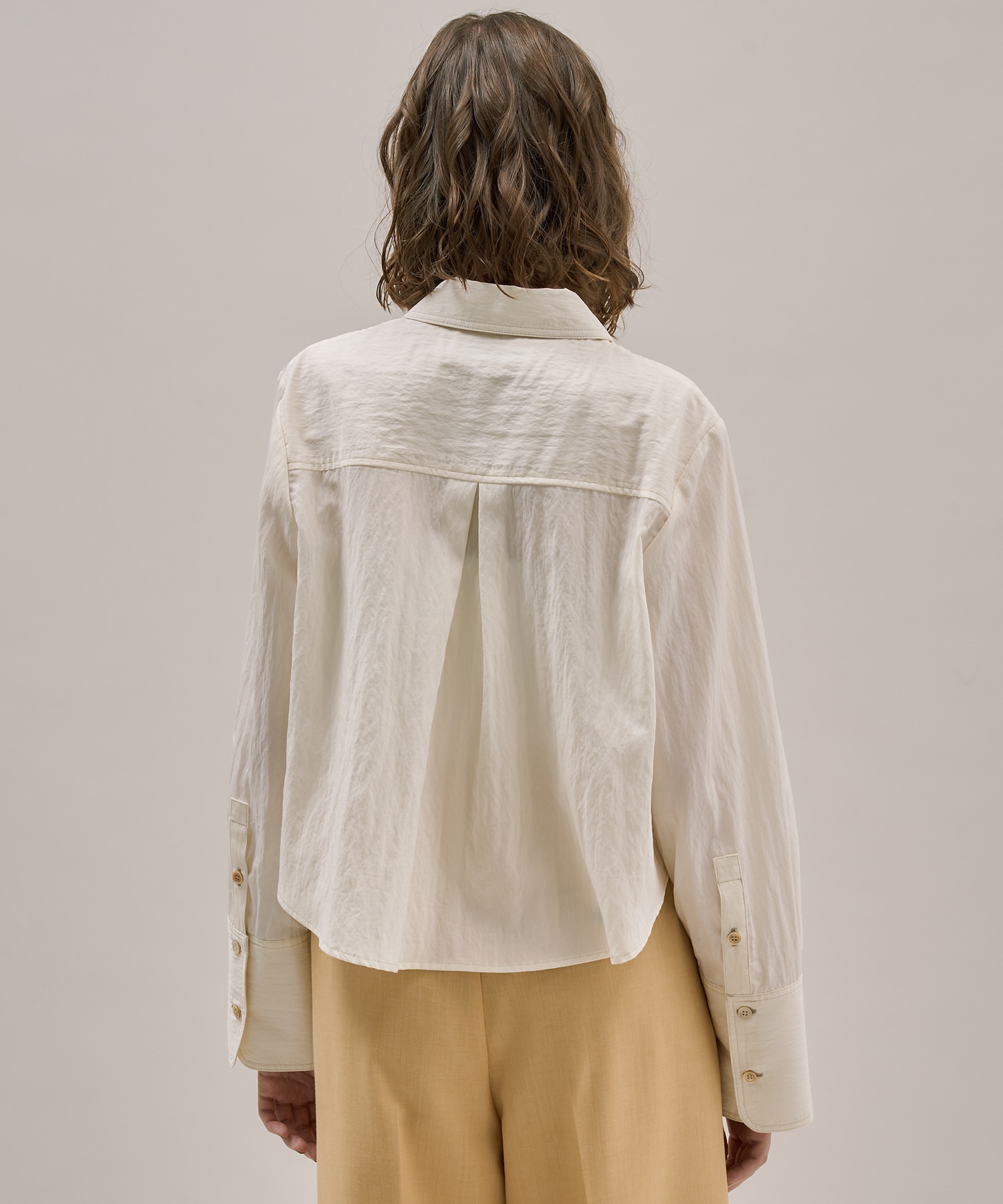 ダブルポケットレーヨンショートシャツ(FREE WHITE): : ウィメンズ