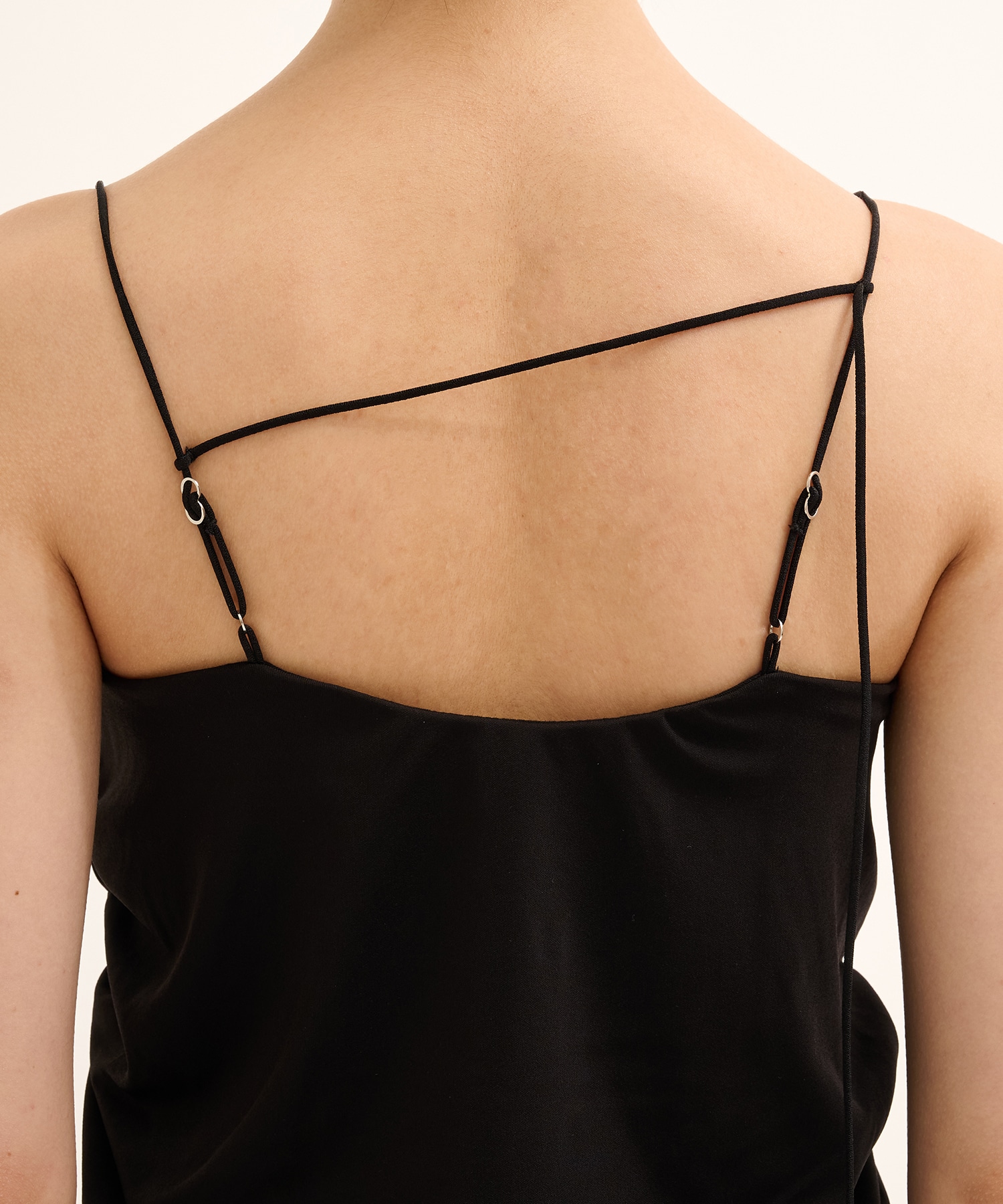 hazyギャザードレープキャミ(1 BLACK): : ウィメンズ｜PUBLIC TOKYO