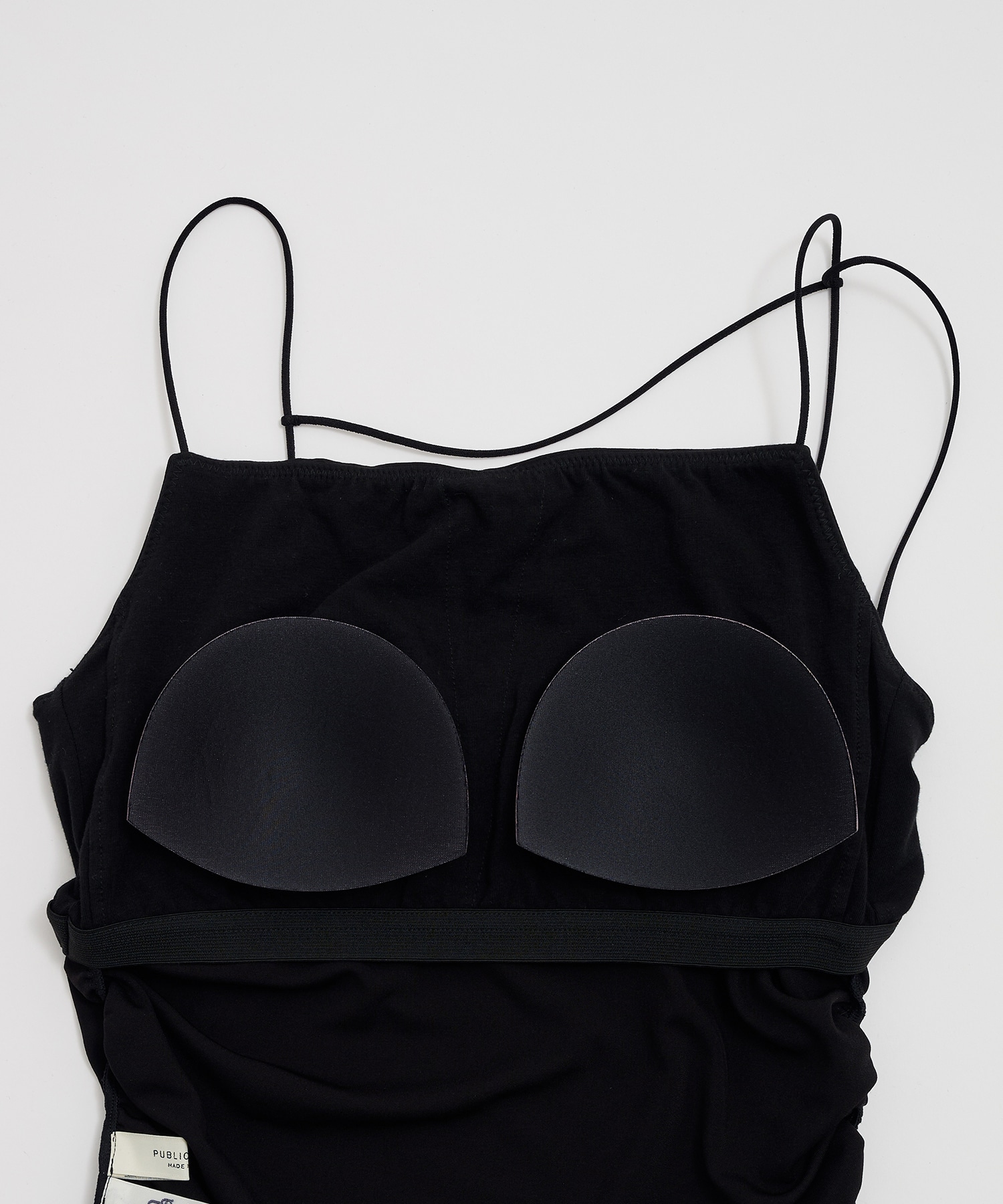 hazyギャザードレープキャミ(1 BLACK): : ウィメンズ｜PUBLIC TOKYO