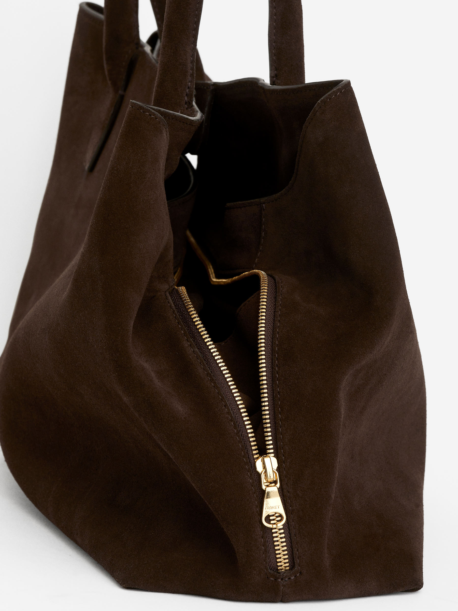 Suede Tote Bag – Brown – Women – ARKET DK