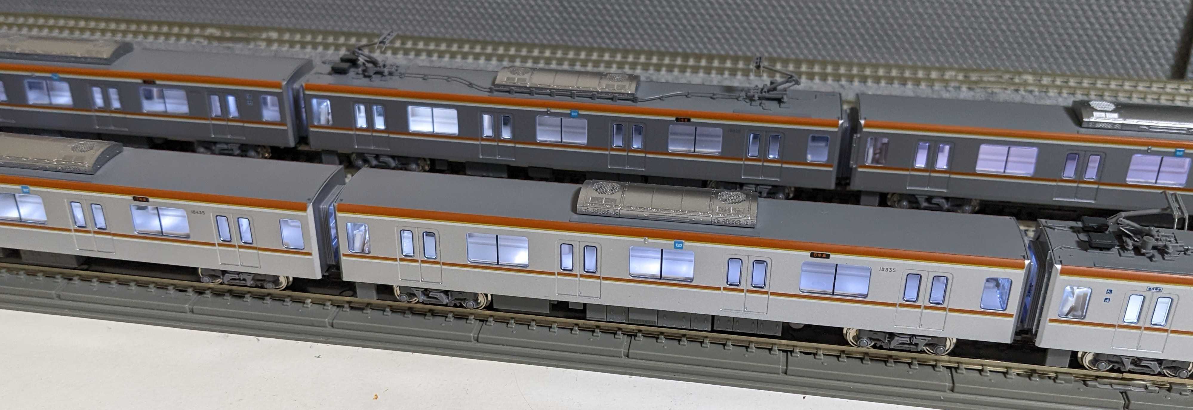 🟡kato 10-1259/1260/1261 東京メトロ有楽町線 10000系 室内灯工事