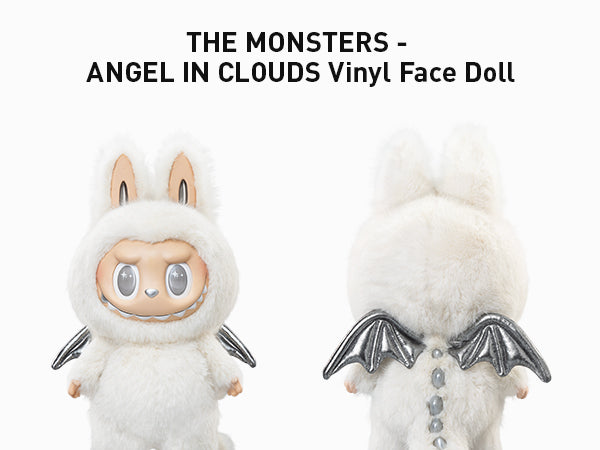 POP MART The Monsters Zimomo - Angel in Clouds Vinyl Face Doll