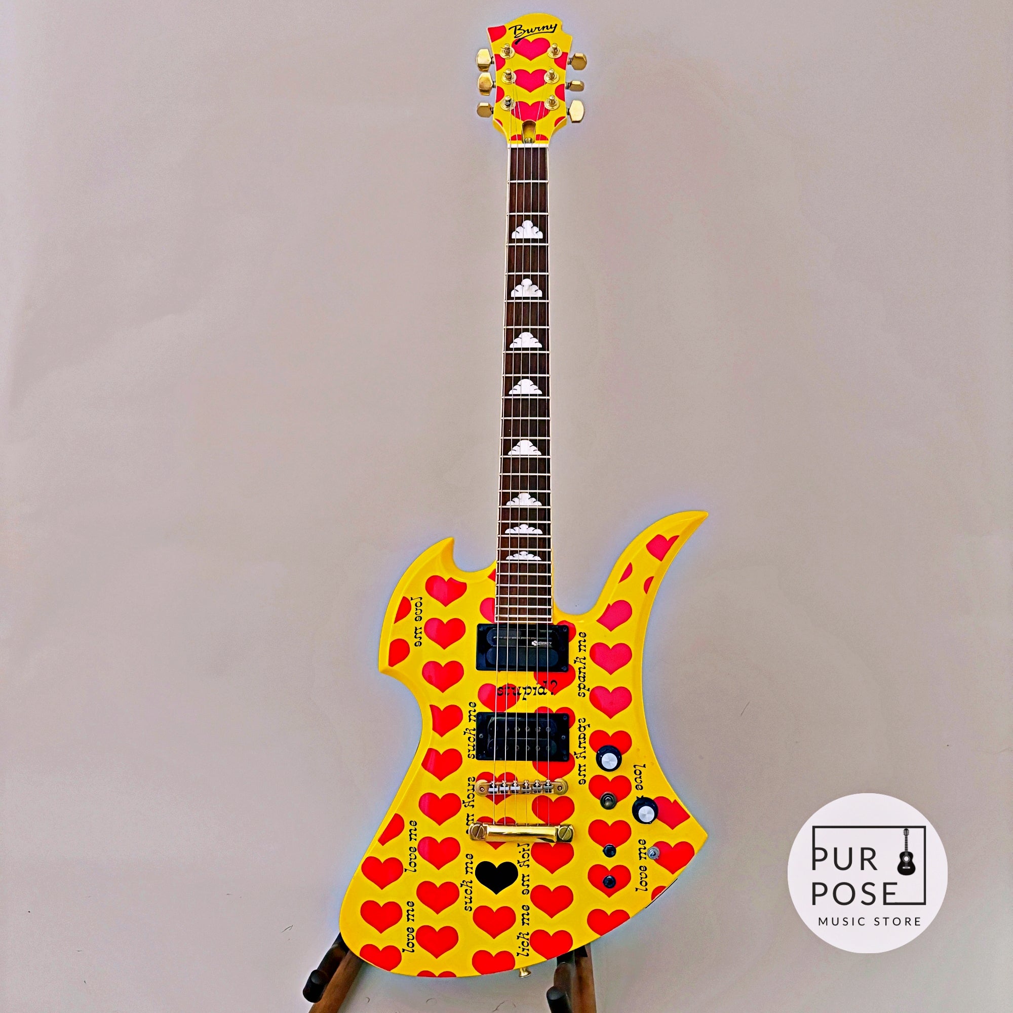 中古】Fernandes / Burny MG-165S HY XJapan hide Model Yellow Heart