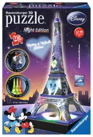Puzzle Eiffel Tower Disney 3D LED
