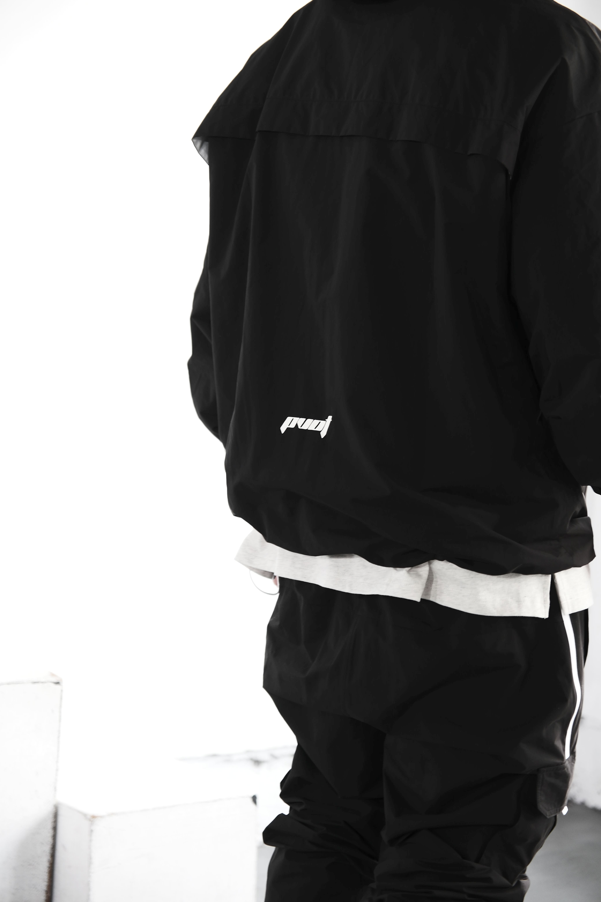 Pvot Anorak Premium Nylon Jacket (Black)