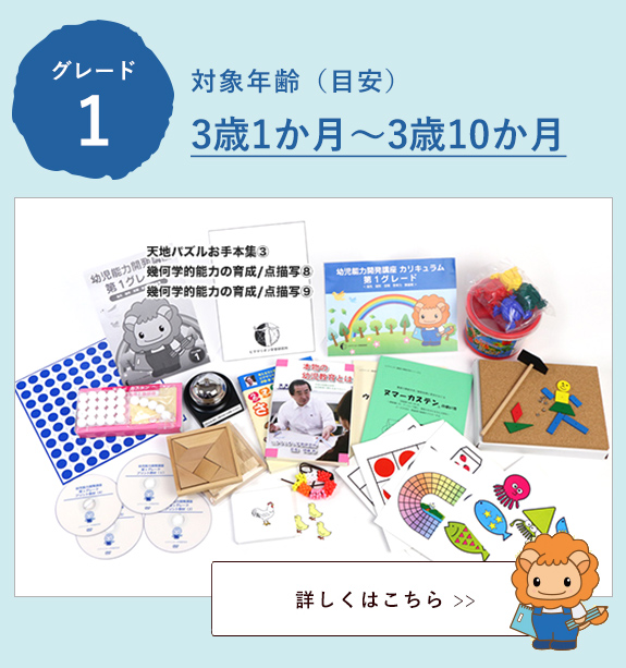 幼児能力開発家庭講座 第1グレードセット