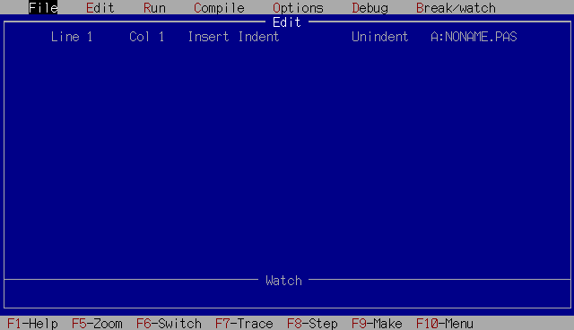 Turbo Pascal 5.5 の使い方 #TurboPascal - Qiita
