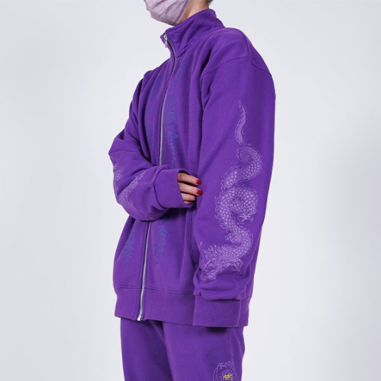 東京13零式 / Zip Sweat 経蔵［Violet］（T13-058） - QOOZA