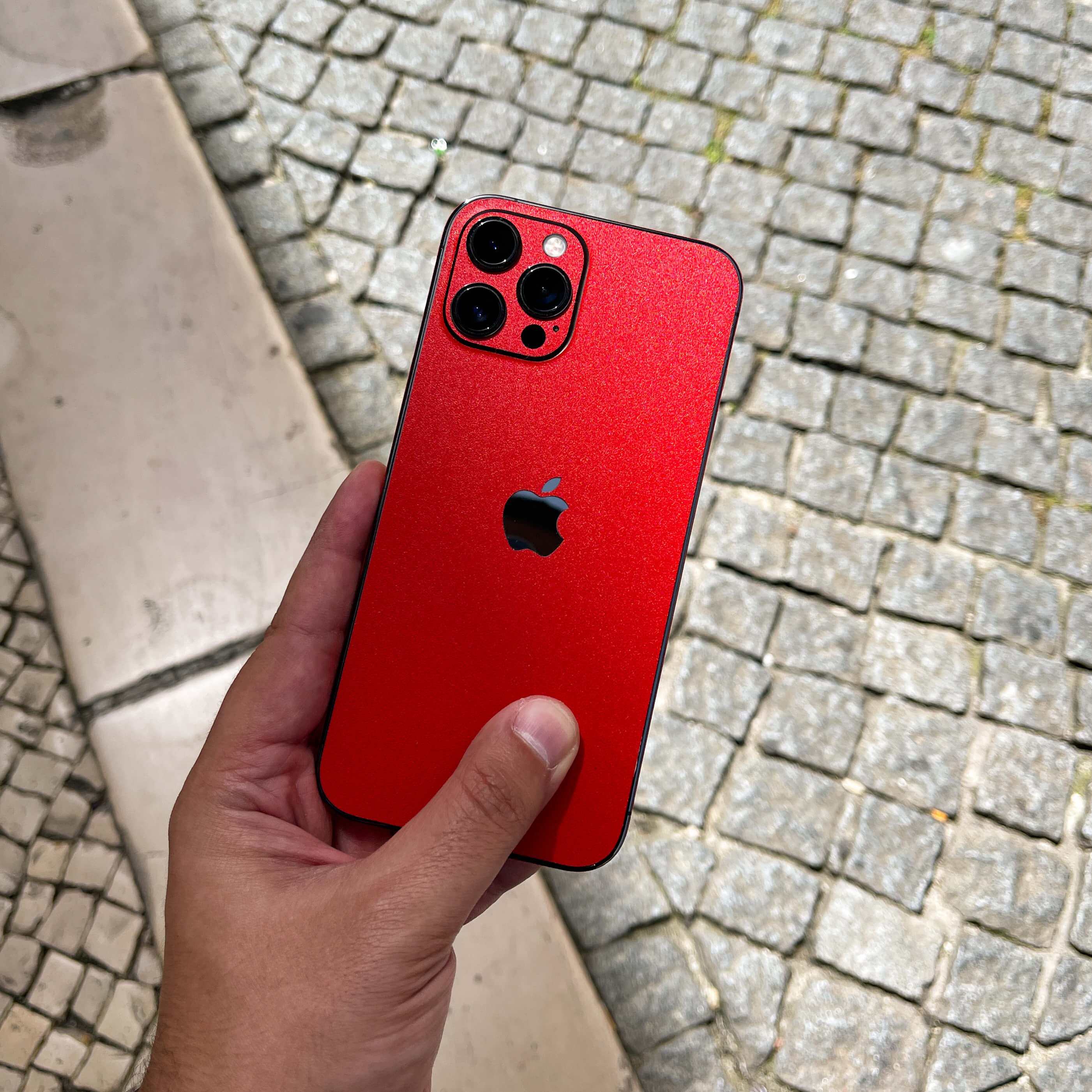 iPhone 14 Pro MAX Red Cherry Juice Skin, Wrap – Qskinz™