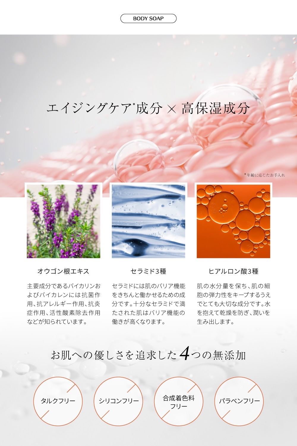 QUALIA アクアシード 2+ ONE ボディソープ 3本セット 歯磨き粉 QUALIA