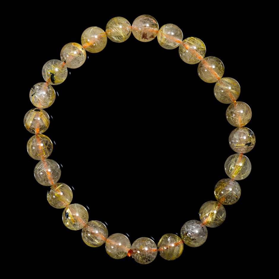 太陽放射ルチル【ルチル専門店クォーツラボ】ヘマタイト核の希少石を直