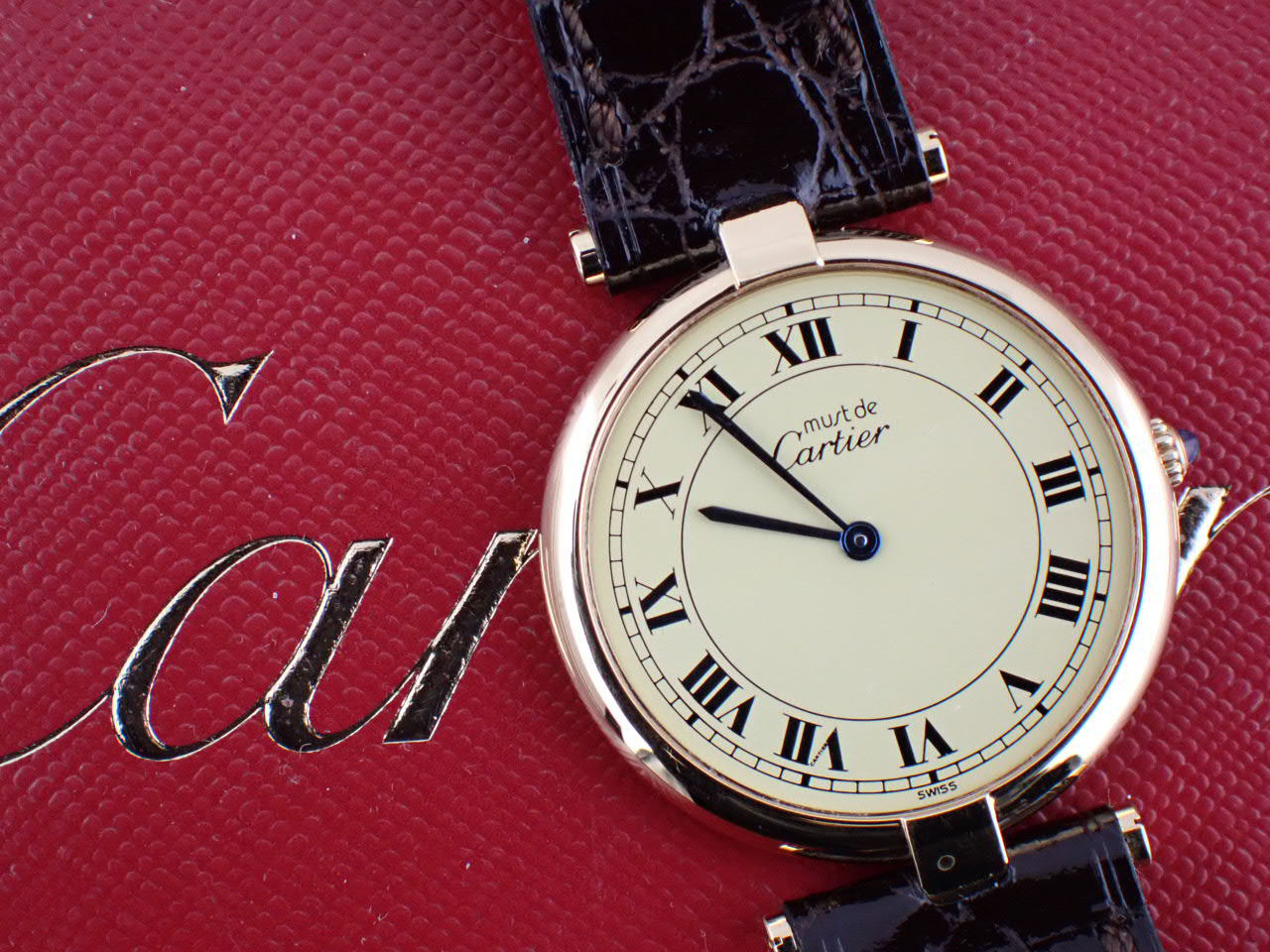 カルティエ マストヴァンドーム LM ヴェルメイユ 1980年代 925 を最