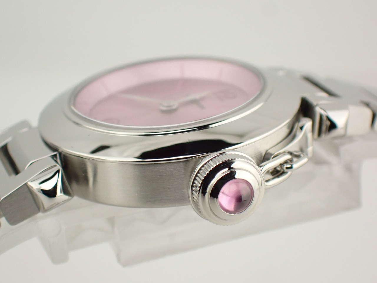 カルティエ ミスパシャ 1周年記念 日本限定モデル ピンク文字盤