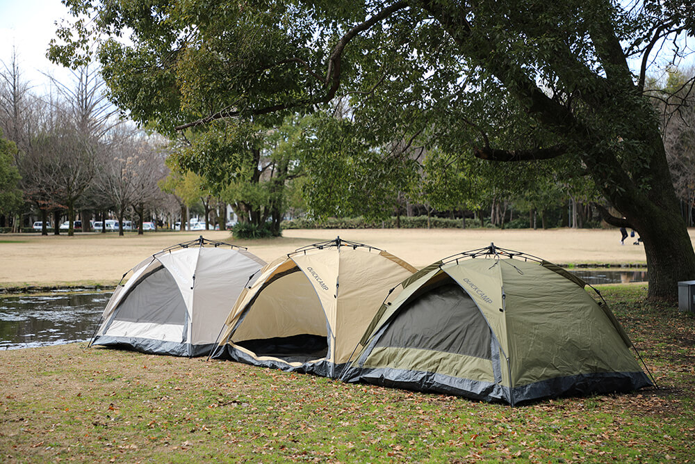 おうちキャンプも楽しめる！新登場のワンタッチテント ｜活動報告