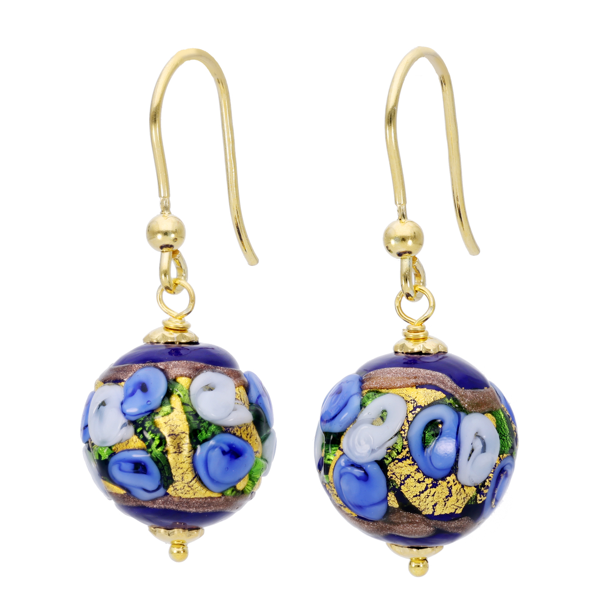 ムラーノ by フランチェスカ シルバー925 ミレローゼ ピアス イル