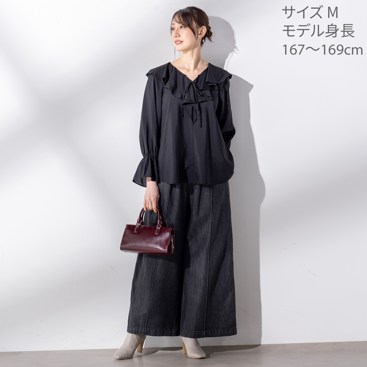 Coeur sucre 大人かわいいフリルブラウス クールシュクレ（COEUR SUCRE