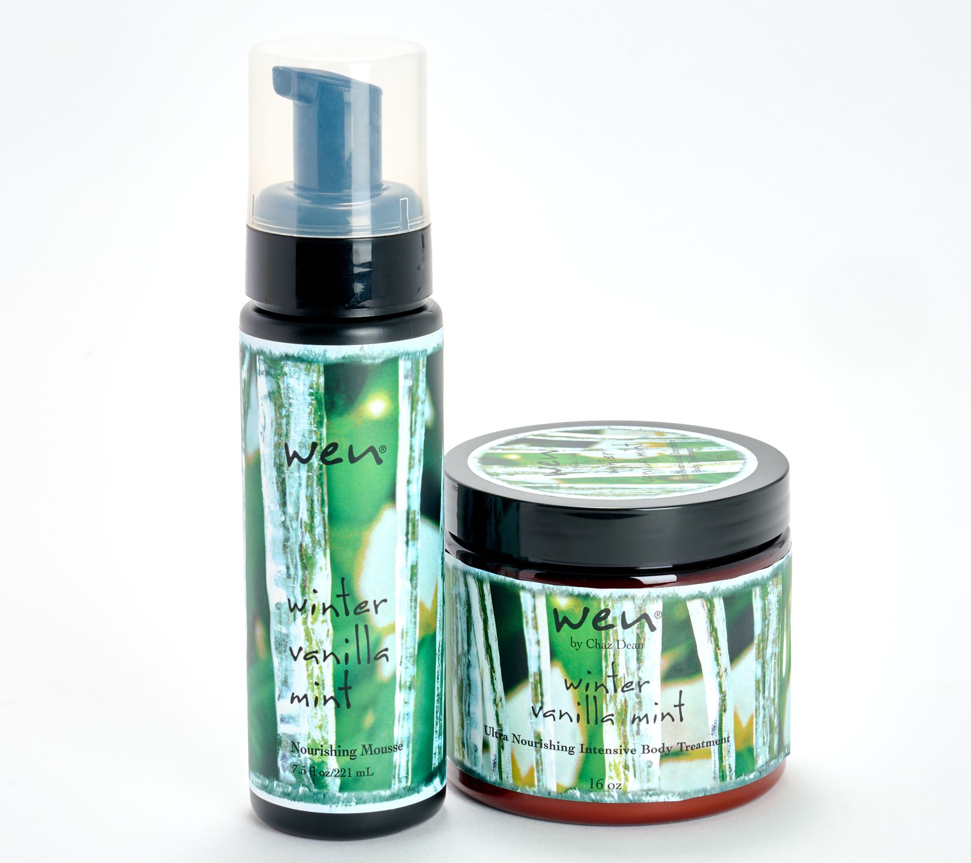 WEN by Chaz Dean Winter Body Treatment & Mousse Set - QVC.com
