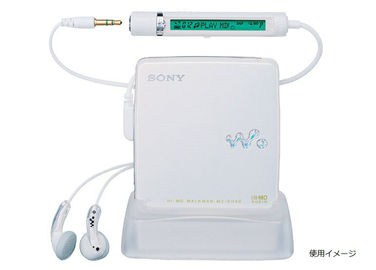 楽天市場】ソニーグループ SONY ポータブルMDプレーヤー MZ-EH50(W
