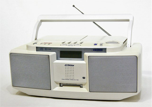 楽天市場】JVCケンウッド JVC CD MDポータブルシステム RC-T1MD-W