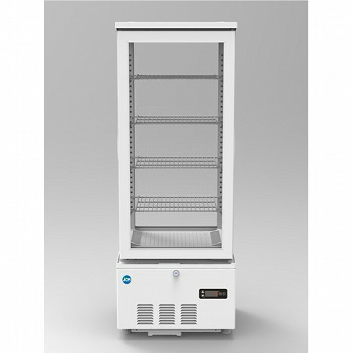 楽天市場】城島 城島 4面ガラス冷蔵ショーケース100L ホワイト HJR