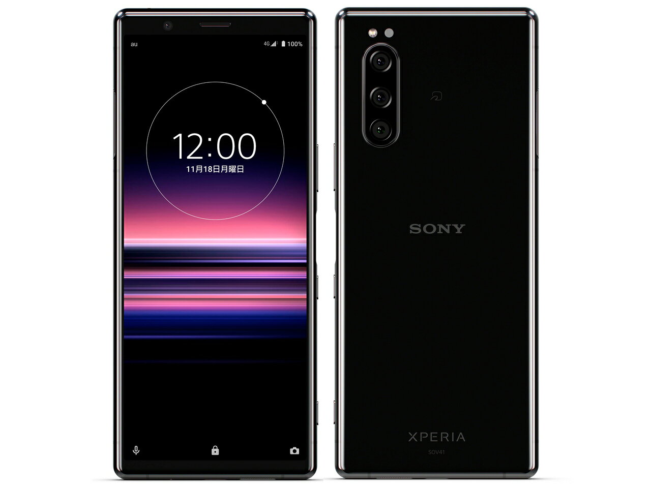 akira Xperia 10 II ◇ au SOV43 ブラック SONY Xperia 10 II SOV43 au