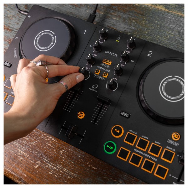 AlphaTheta DDJ-FLX2 2-Channel DJ rekordbox Controller at Gear4music