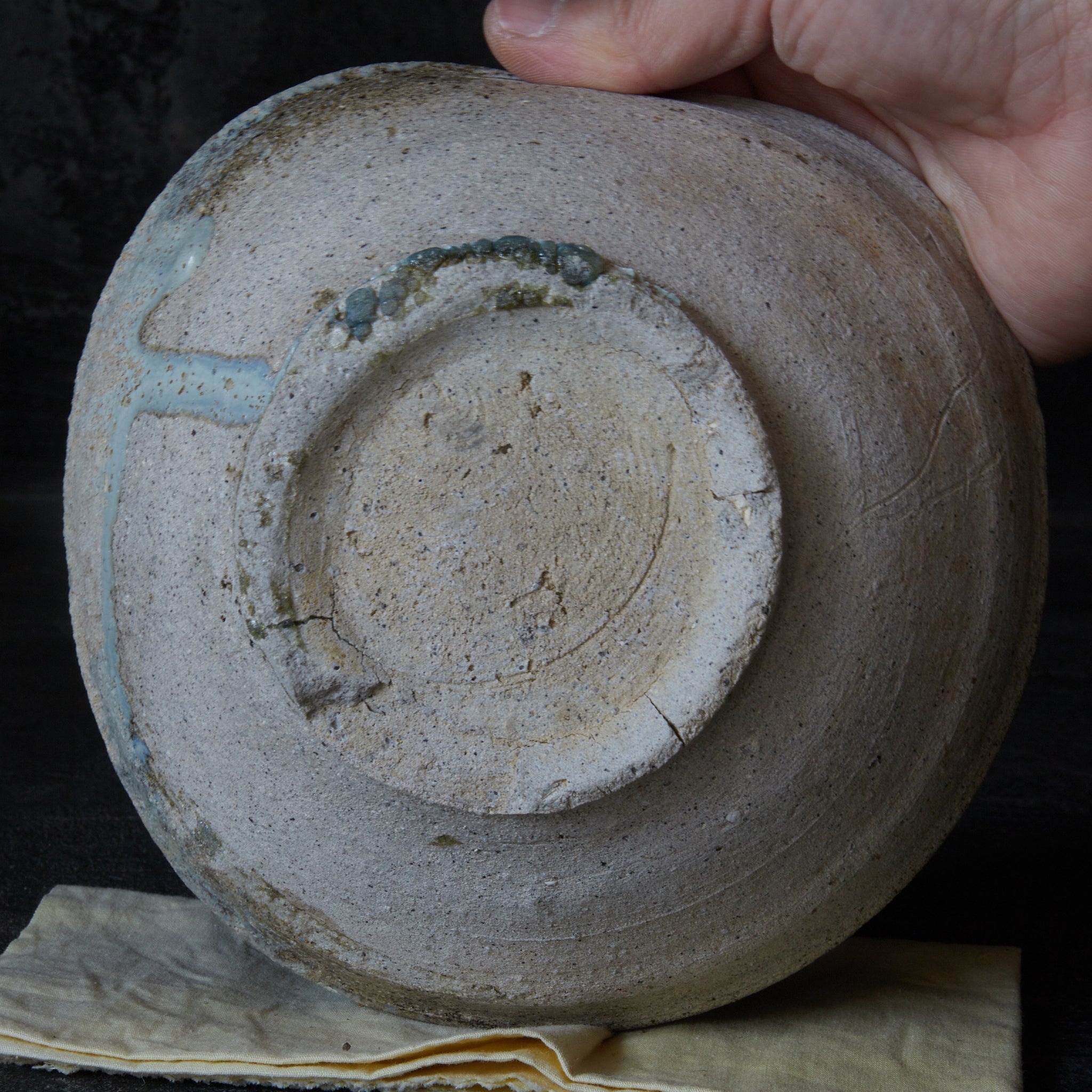 平安–鎌倉時代 古常滑 山茶碗 木箱付（794–1333CE） | 入蘆花