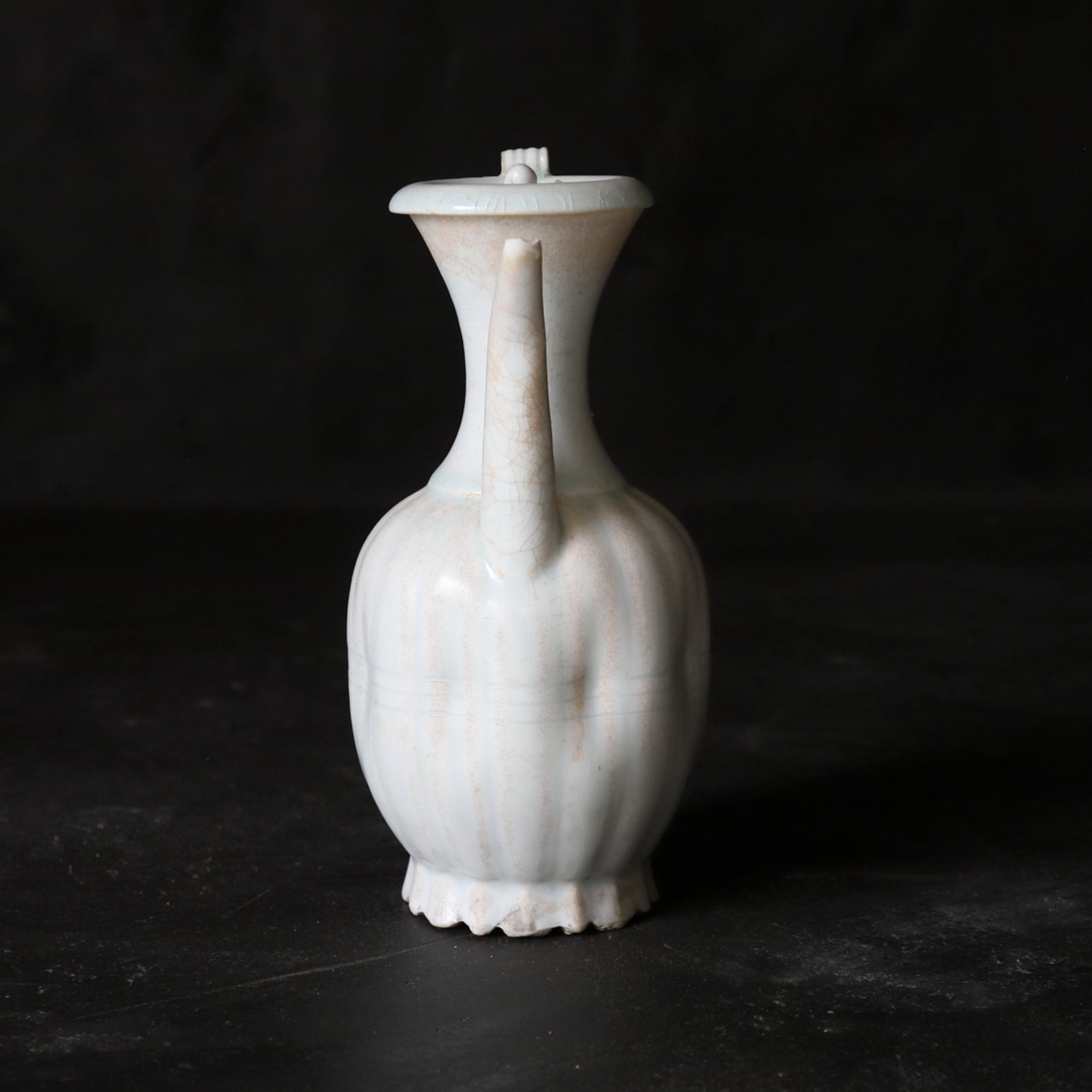 宋代 青白磁 瓜形水注（960–1279 CE） | 入蘆花（ロカニイル）