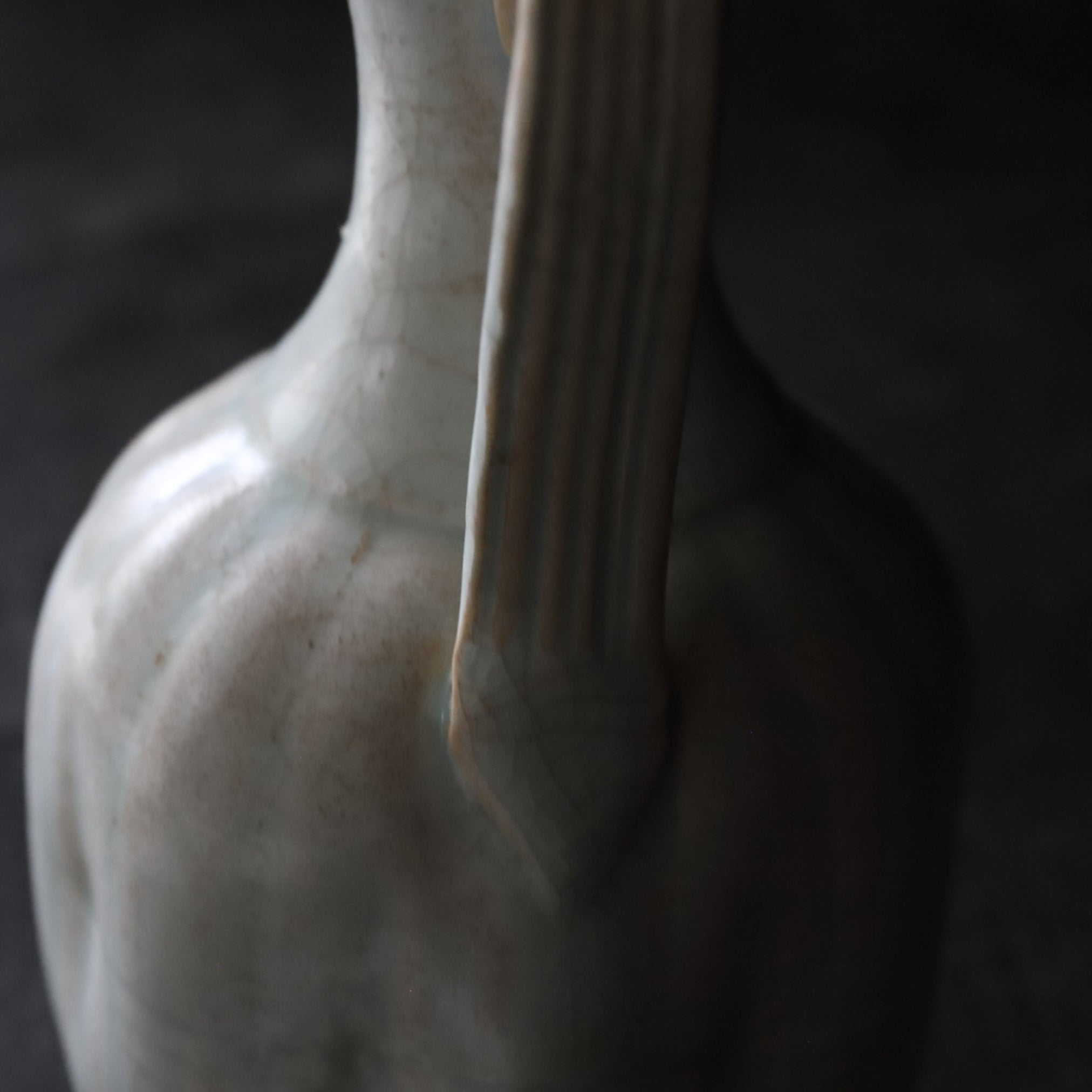 宋代 青白磁 瓜形水注（960–1279 CE） | 入蘆花（ロカニイル）