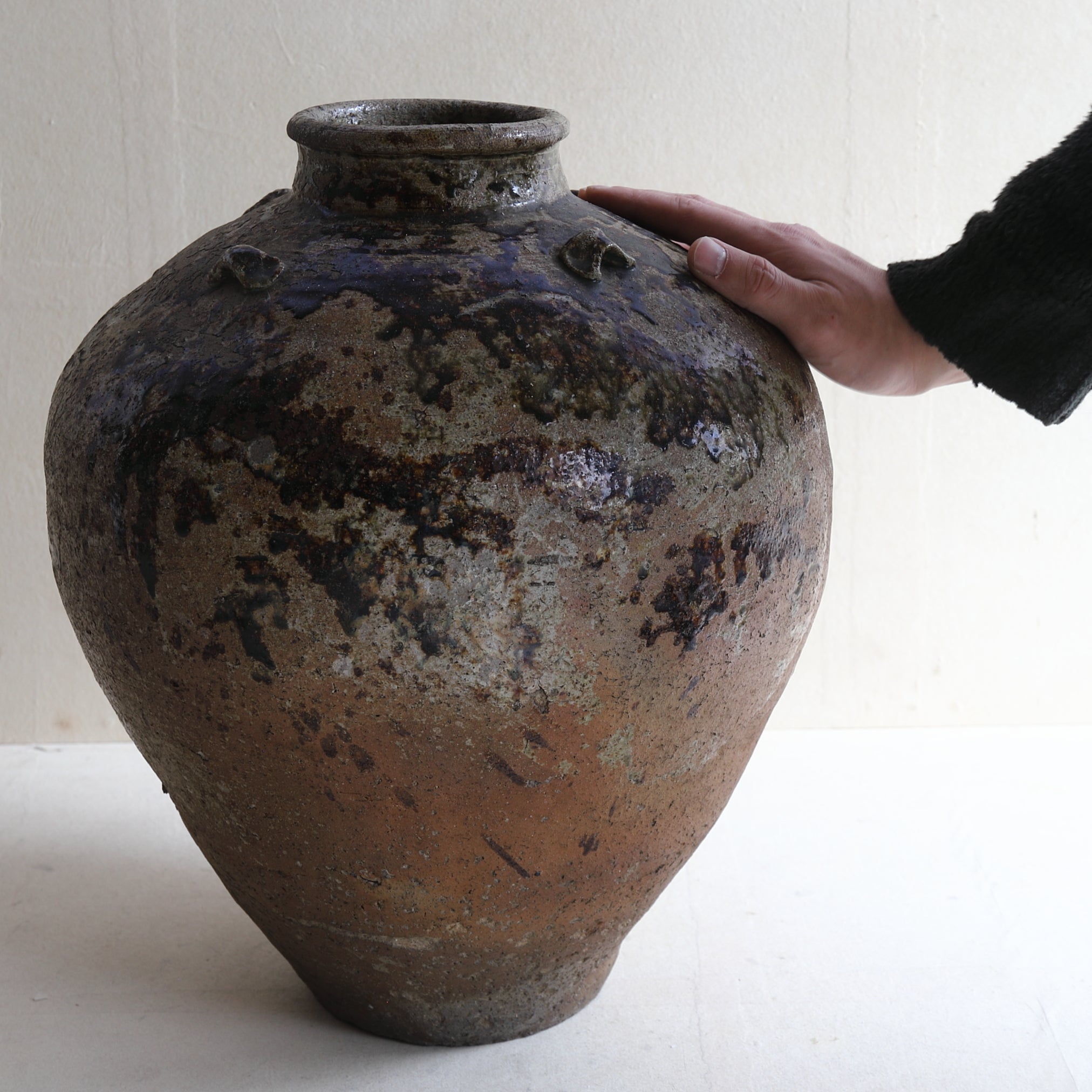 江戸時代 古丹波 四耳壺（1603–1867 CE） | 入蘆花（ロカニイル）