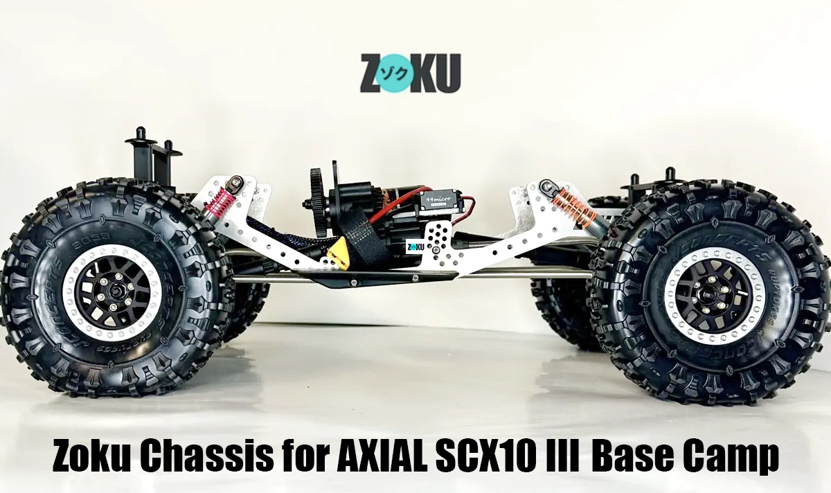 LCG】ZOKU RCのLCGシャーシ for AXIAL SCX10 III BaseCamp 〜 ベース