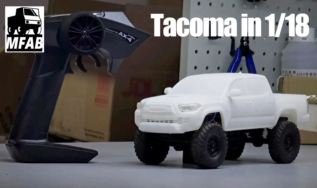 ボディ】Mfab | Tacoma in 1/18 〜 スモールスケールRCクローラー用の
