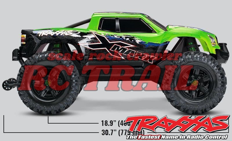 トラクサス XMaxx 塗装済みスペアボディ（グリーン）