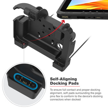 RAM® Powered Locking Dock for Zebra ET6x – RAM Mounts