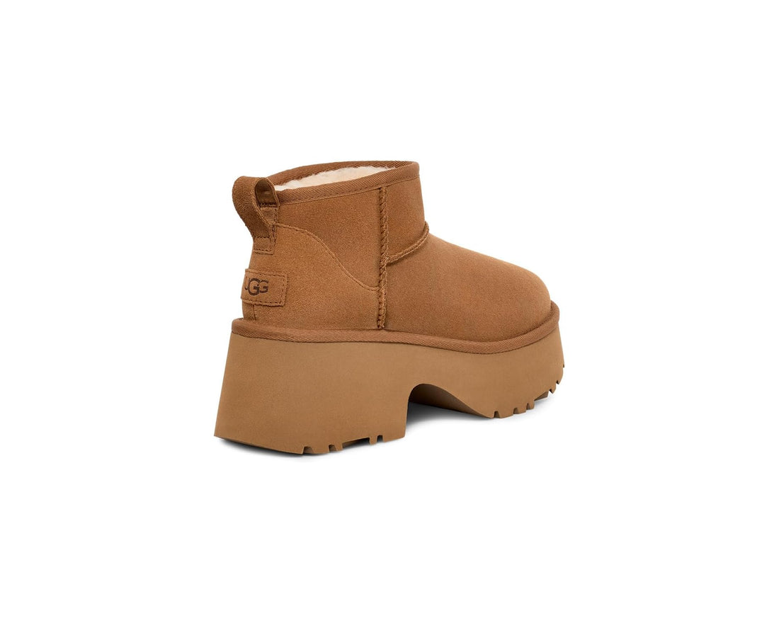 WOMEN'S UGG CLASSIC ULTRA MINI NEW HEIGHTS | CHESTNUT – Randy's Shoes
